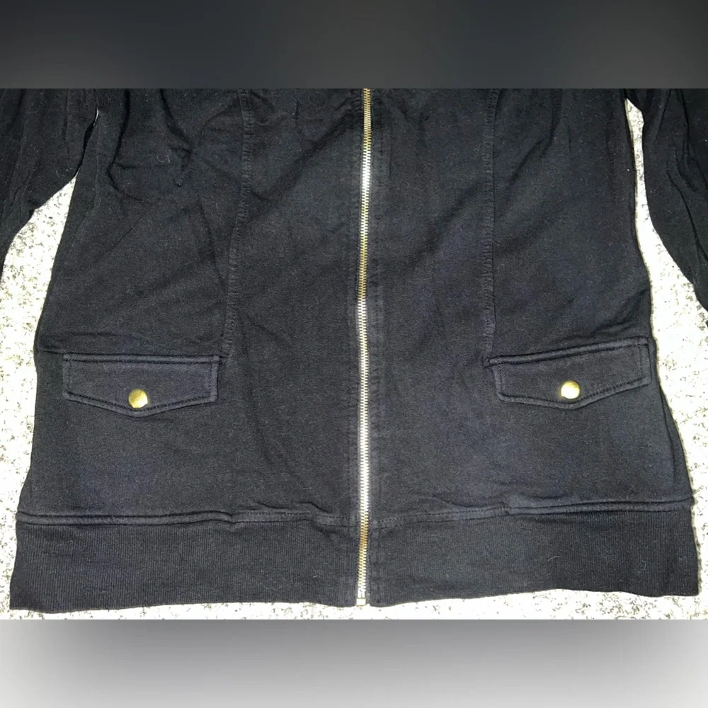 Karen Scott Sport Women's Black Full Zip Jacket! Size Small.